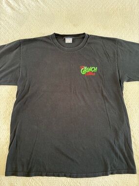 Vintage Y2K How The Grinch Stole Christmas Movie Promo Tshirt Unisex XL Allsport